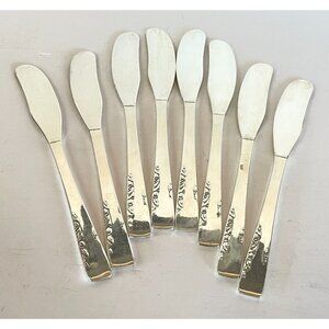 8 Vintage Proposal 1954 Silverplate Butter Knives Flatware by  1881 Rogers